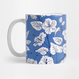 Blue Hibiscus Mug